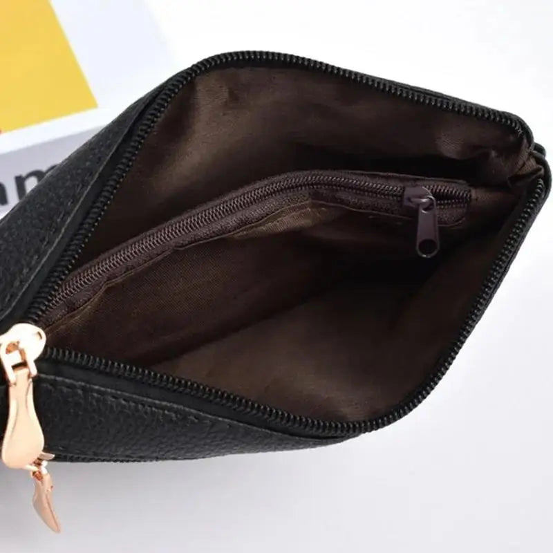 Nuevo Carteras de Pu para mujer, monederos a la moda con Cremallera larga, monedero para mujer, monedero