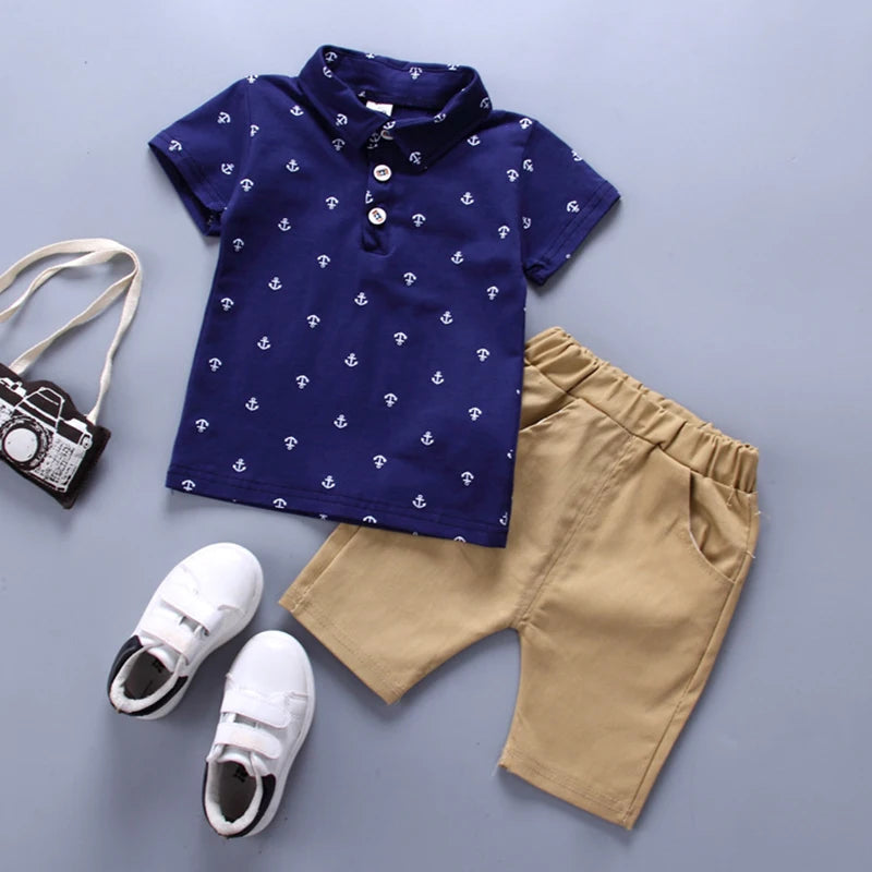 Conjuntos de ropa de verano para niños camiseta y pantalones cortos para niños 2 uds. traje deportivo para bebés de 1, 2, 3 y 4 años, ropa para niños