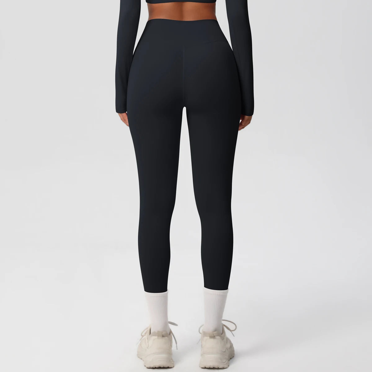 Mallas de Yoga de cintura alta para mujer, mallas con sensación desnuda, Fitness, correr, pantalones de Yoga, mallas ajustadas de gimnasio energético, mallas de entrenamiento informales