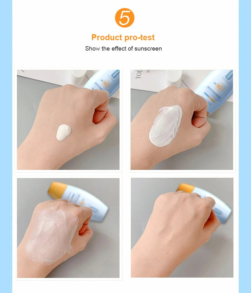 Protector solar SPF50 + protector solar para el cuerpo Facial crema solar blanqueadora bloqueador solar crema protectora de la piel antienvejecimiento hidratación con control de aceite