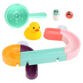Bebé DIY montaje pista tobogán ventosa juguetes bañera juguetes bebé baño bañera ducha juguete conjunto pato agua juguetes para niños