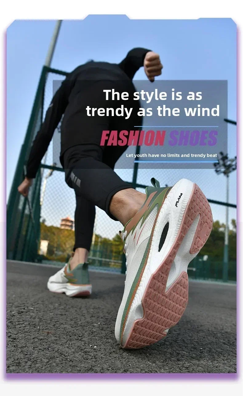 Zapatos deportivos de alta calidad para hombre, zapatillas informales con plataforma para correr, entrenador para hombre, zapatillas de baloncesto transpirables para caminar para mujer