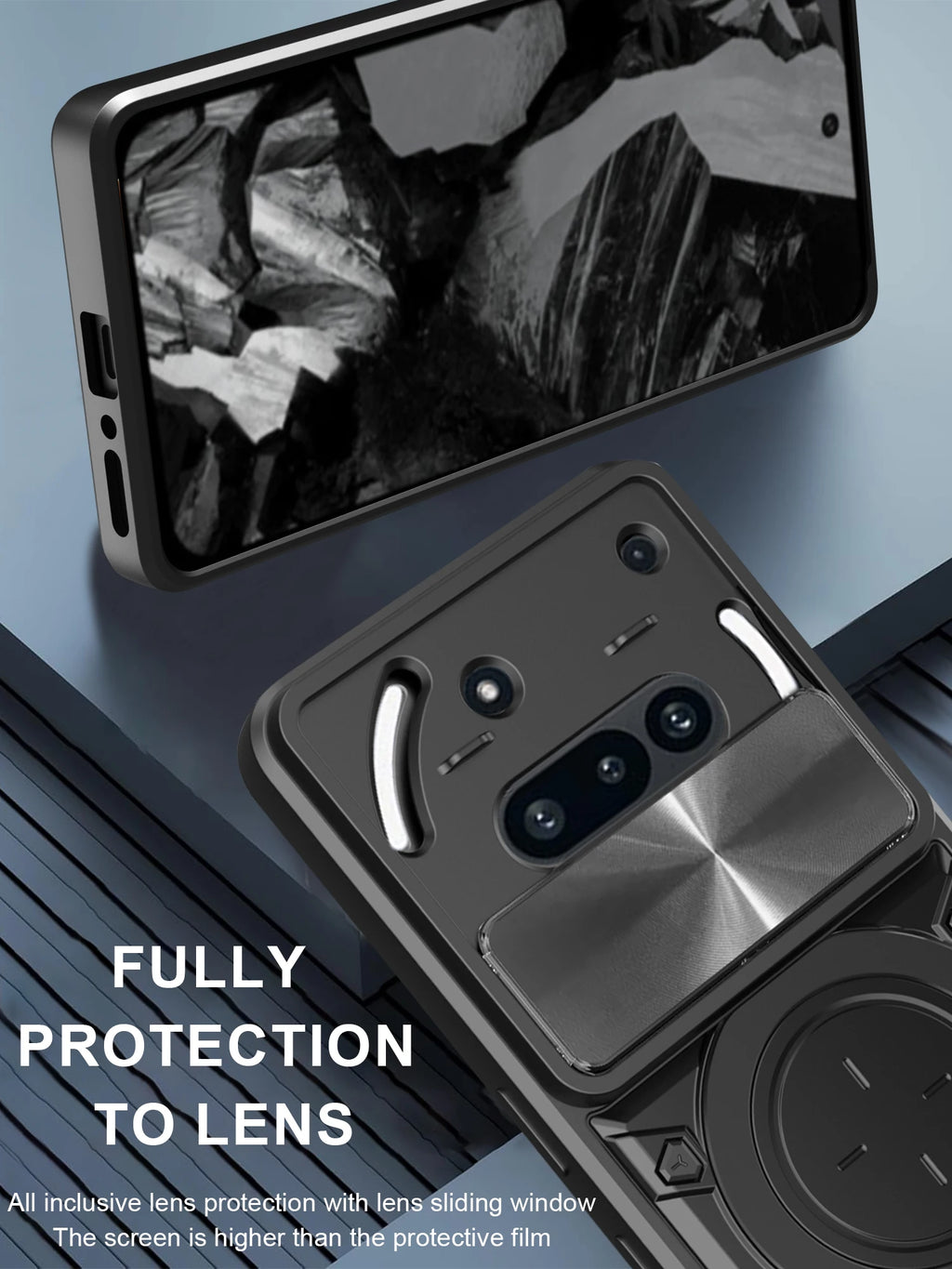 Funda protectora para nada teléfono 3a, funda con soporte de anillo, protección de lente, Fundas Coque Capa
