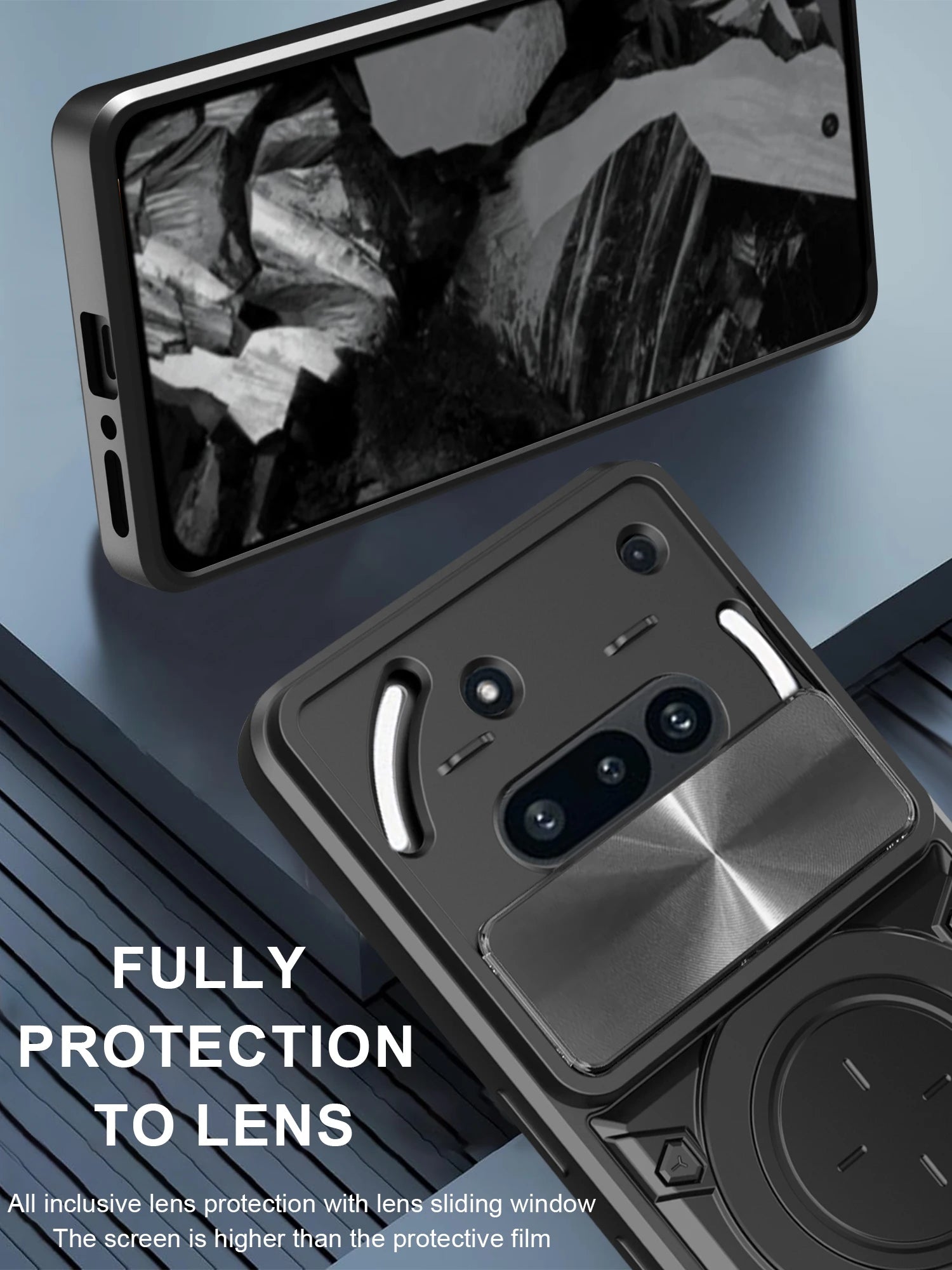 Funda protectora para nada teléfono 3a, funda con soporte de anillo, protección de lente, Fundas Coque Capa