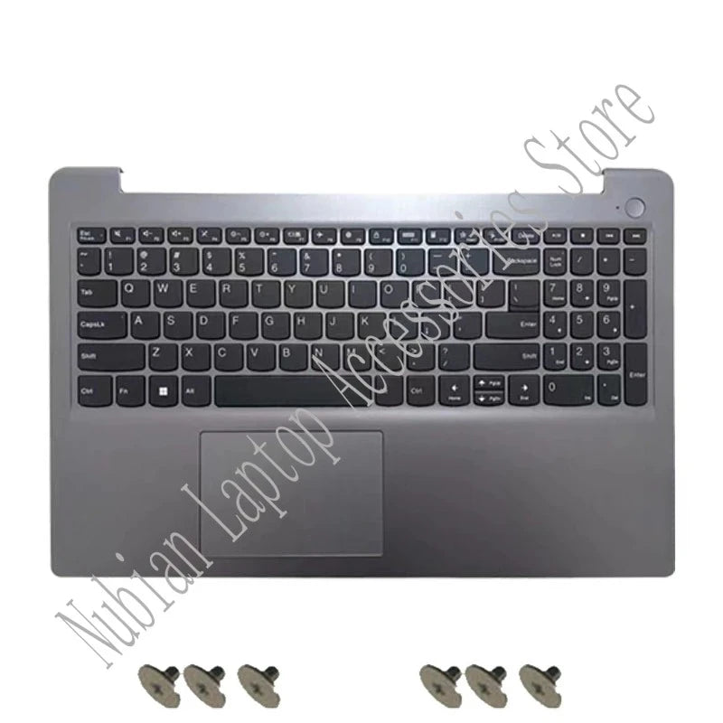 Nuevo para IdeaPad 3 15ADA6 15ITL6 15ALC6 2021: Cubierta trasera LCD, bisel frontal, reposamanos, carcasa inferior, teclado y bisagras para portátil