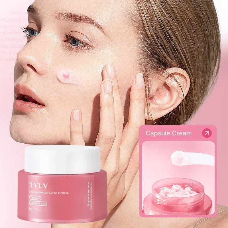 Marca Vc cápsula crema para arrugas nuevo colágeno hidratación profunda reafirmante brillo piel Facial delicada crema suave