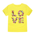Camisetas con dibujos de arcoíris para niñas, ropa 2024 de algodón para verano, 2 a 3, 4, 5, 6, 7, 8, 9, 10, 11, 12, 13, 14 años, 100%