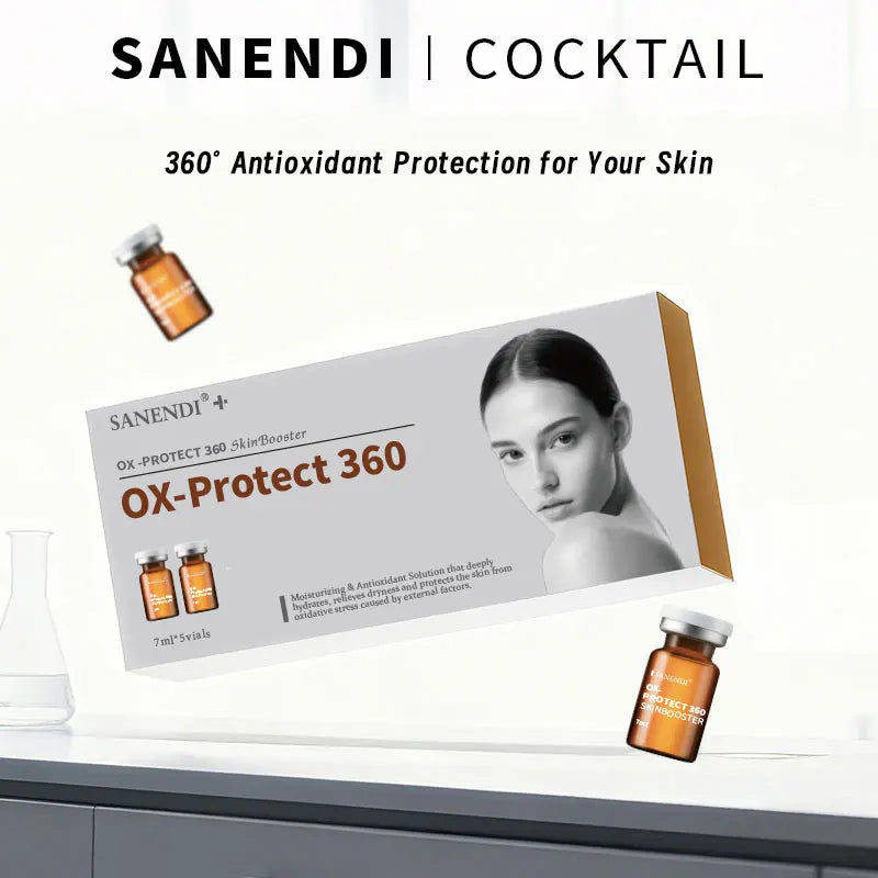 Suero de coquetel para la piel, ampolla Facial Dermapen, ácido hialurónico hidratante, pigmento antienvejecimiento, juego de cuidado de la piel, 7ml x 5 viales