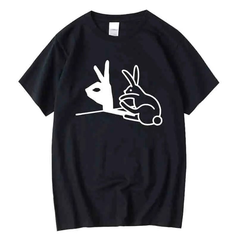 Camiseta informal a la moda para hombre, mezcla de algodón de alta calidad, camiseta con estampado de diseño divertido y fresco, camiseta holgada de verano para hombre, camisetas con cuello redondo para hombre, camiseta sup