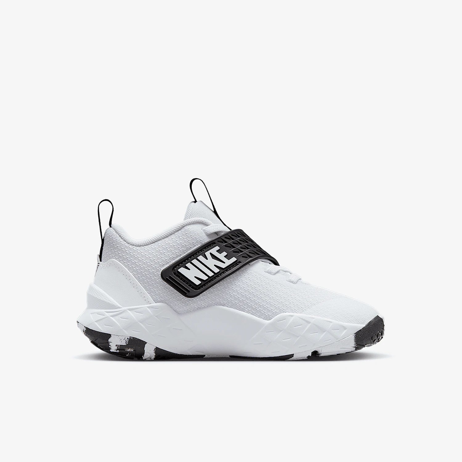 Zapatillas de baloncesto acolchadas Nike Authentic Team Hustle 12 para niños HF6280-101