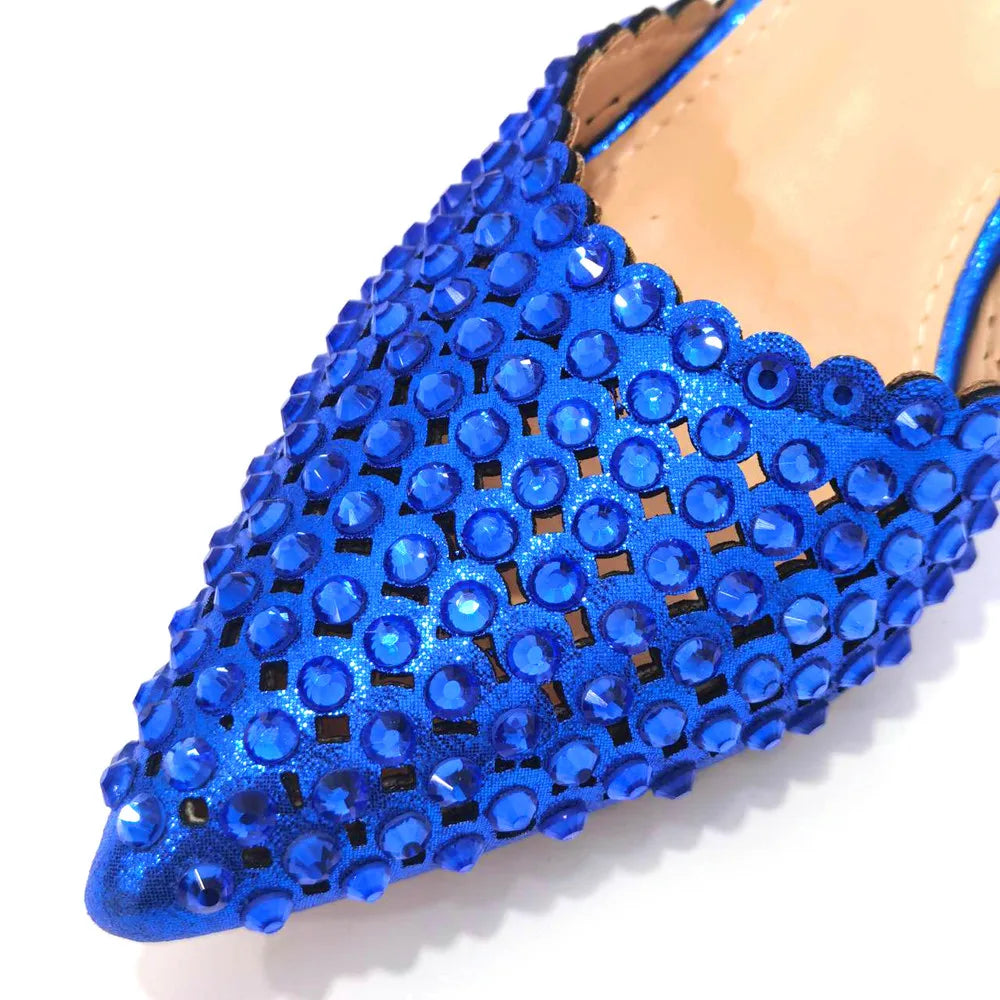 Sandalias con fondo de Muffin decoradas con cuentas para mujer, zapatos y bolso cómodos y versátiles, elegantes, a la moda, verano, 2023