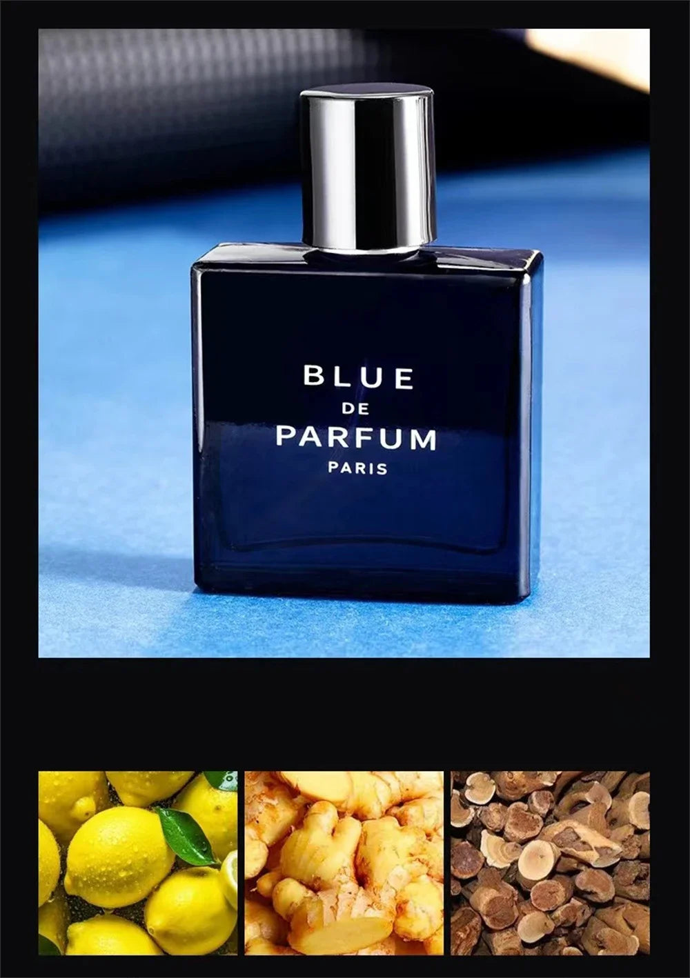 Perfume de marca de lujo para hombre, Colonia, 100ml, caja de regalo para hombre, conjunto de 4 Uds., Perfumes masculinos, Spray aromático afrutado Floral Natural