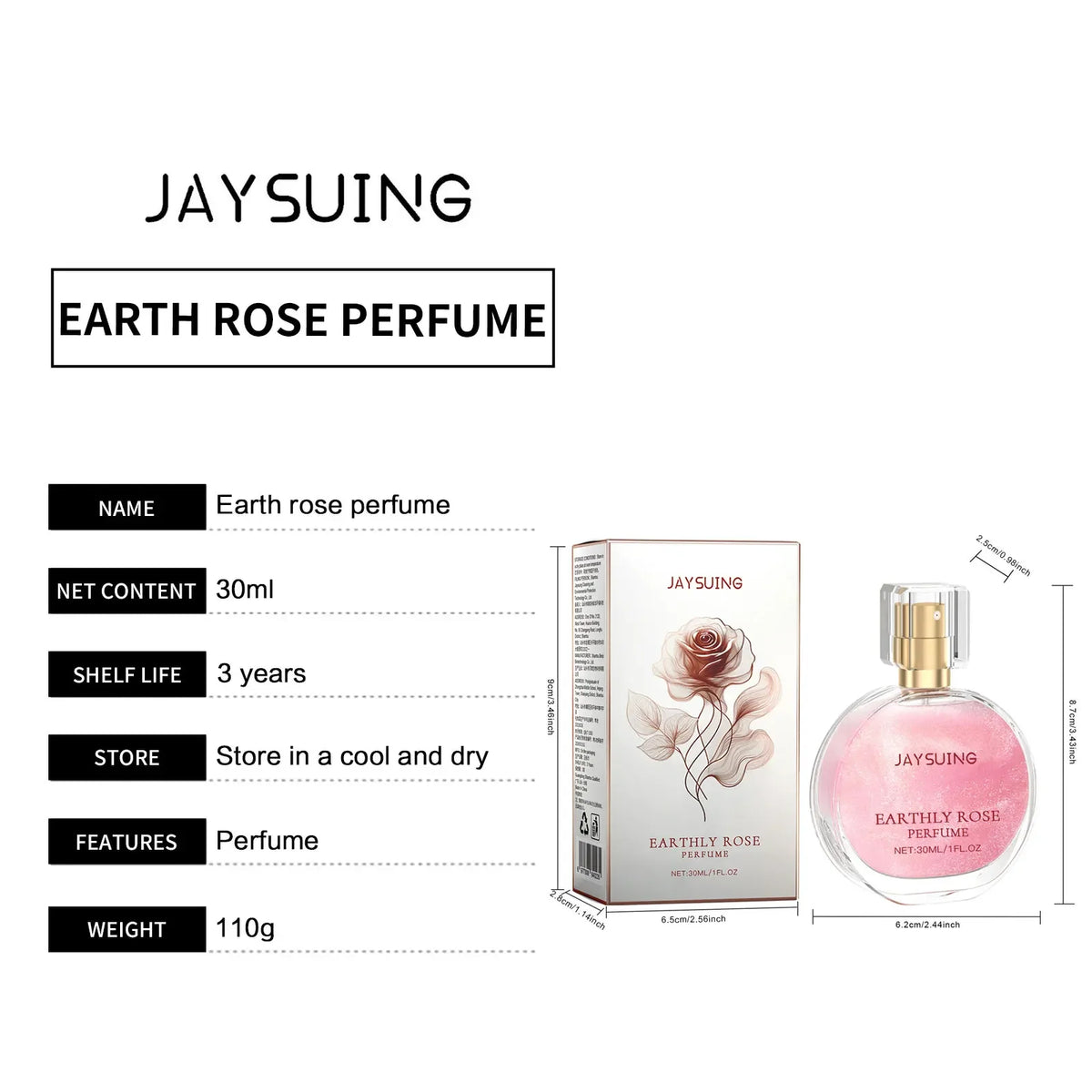 Perfume de larga duración para mujer, fragancias florales rosas, aerosoles corporales, hidratante, aroma fresco, desodorante para la piel, Perfumes de feromonas