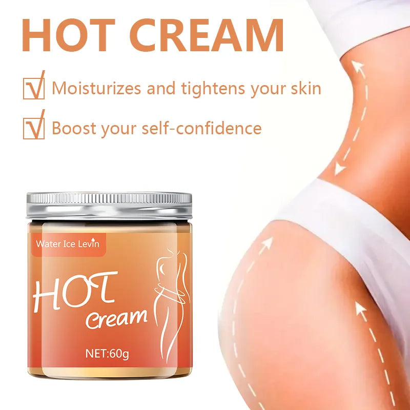 Crema de masaje para todo el cuerpo y culturismo, compresa caliente para apretar los músculos abdominales