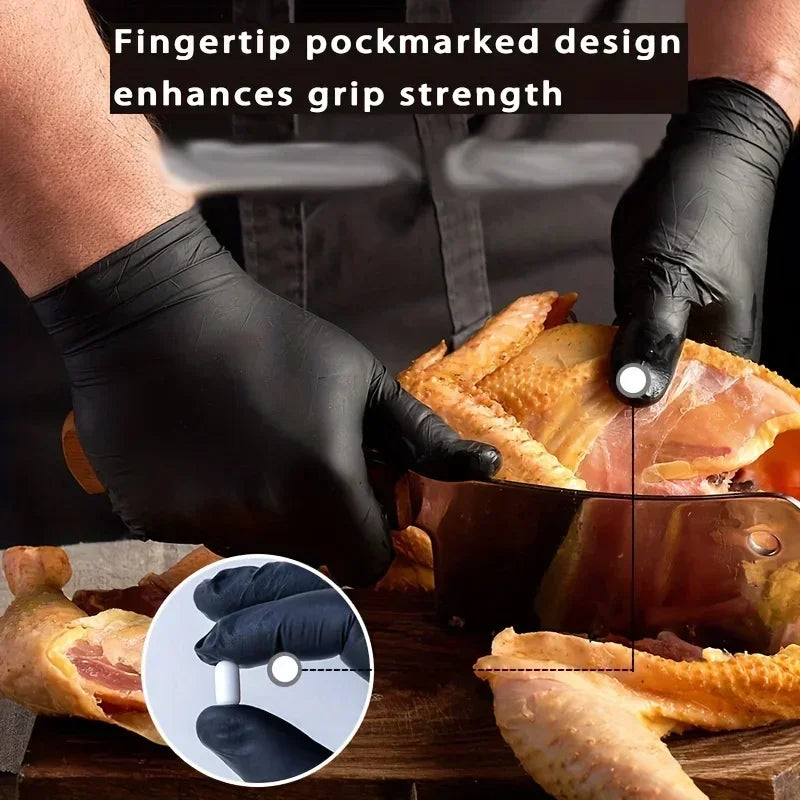 Guantes desechables de nitrilo impermeables para lavar platos, guantes de cocina para el hogar, guantes de limpieza para lavado de perros, guantes de látex para trabajo de alimentos