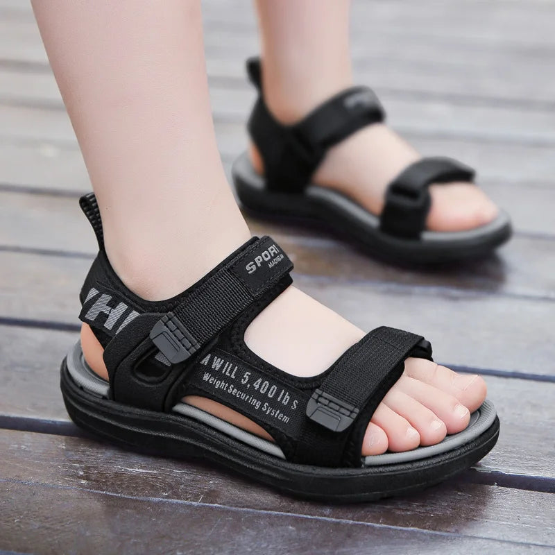 Sandalias de verano para niños, zapatillas de moda para niños y niñas, zapatos de playa al aire libre, calzado antideslizante, gran oferta