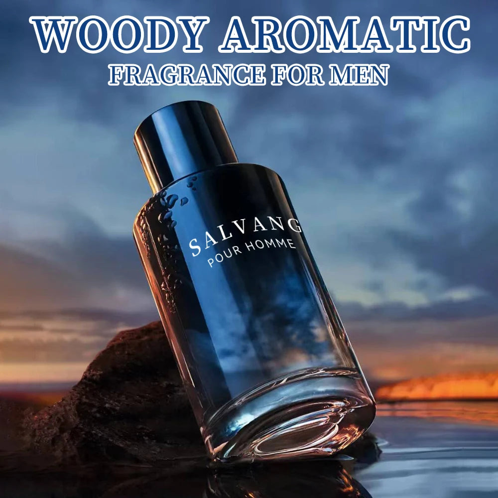 SALVANG Midnight Marine Man Eau De Parfum, 3.4 oz (100 ml). EDP de Larga Duración para Hombre. Haciendo de Él el Regalo Ideal para Caballeros, Perfume para Hombre