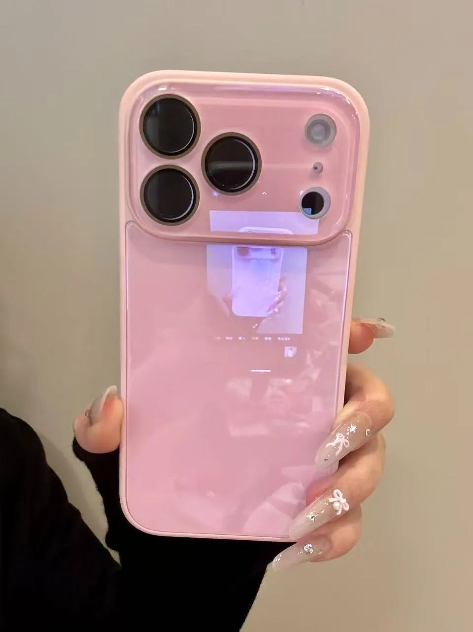 Funda protectora de cámara de vidrio templado de Color caramelo de lujo para iPhone 17 16 15 14 13 12 Pro Max cubierta trasera dura de parachoques a prueba de golpes