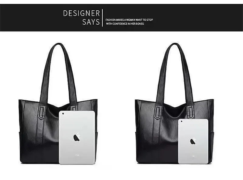Bolso de mano grande Vintage con capacidad de 2025, bolso informal de hombro vegano Retro para mujer para ir al trabajo