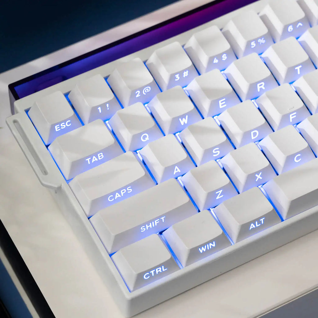 Teclado Veekos Shine60 60% AGRB con Lightbox rt0.01 mm interruptor magnético 8K tipo C con cable e-sports Gaming Teclado mecánico