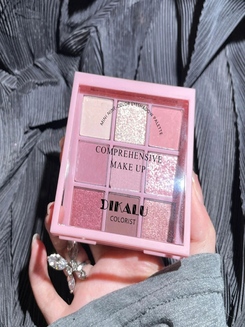 DIKALU-paleta de sombras de ojos, nueva paleta de sombra de ojos, Oh Rosy Nine Palace Grid, enfoque automático, baja saturación, polvo de humo, placa de rosa, primavera y verano