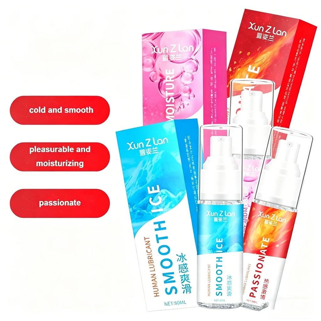 Lubricante refrescante y lubricante calentador para parejas, Gel intenso para orgasmo, 60ml, pasión, humedad del placer, lubricante de hielo suave para Vagina Anal