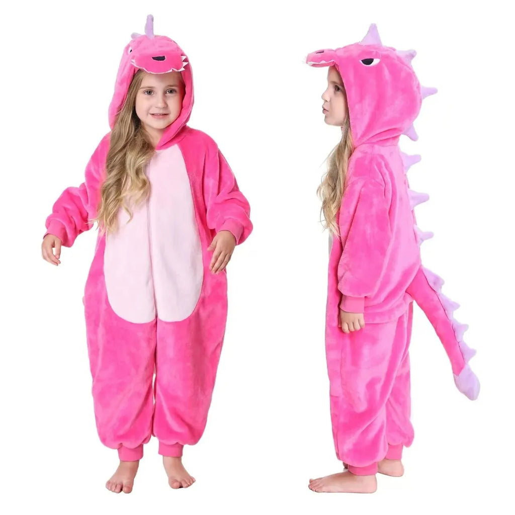 Pijamas de Dinosaurio para Niños de 3 a 12 Años, Conjunto de Pijamas de Franela, Ropa de Dormir Infantil