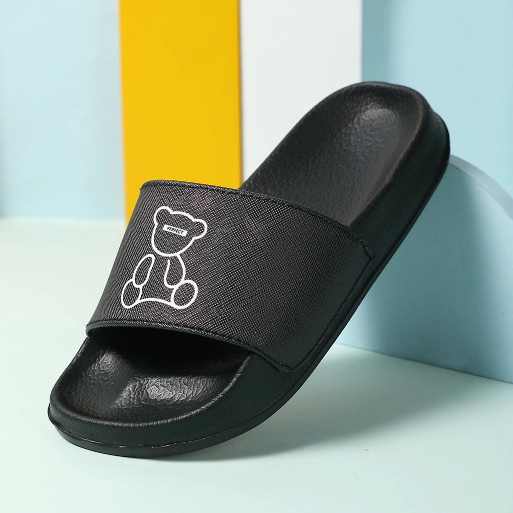 Pantuflas Lindas con Forma de Oso para Niños, Sandalias de Playa para Verano