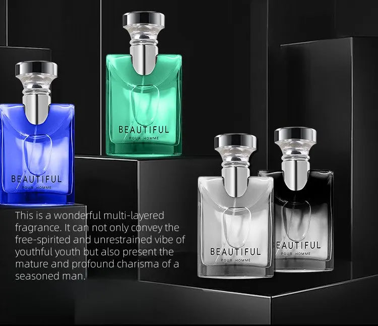 Fascination-Perfume para Hombre, 100ml, fragancia de Colonia de larga duración, aroma de té, feromonas para Hombre, fragancia Original en aerosol, Parfum para Hombre