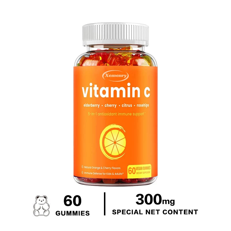 Gomitas de vitamina C: maximiza la absorción, fortalece el sistema inmunológico y promueve la producción de colágeno, antioxidante
