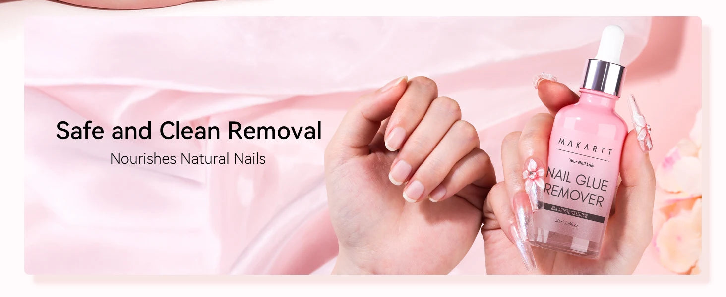 Pegamento para Uñas Makartt Super Fuerte para Uñas Acrílicas, Uñas Postizas, Adhesivo Profesional para Puntas de Uñas, Pegamento para Uñas Adhesivas