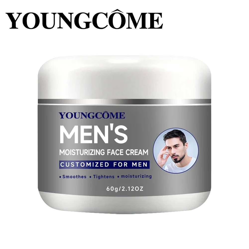 Crema hidratante de colágeno para hombres con retinol y vitaminas, refrescante e hidratante, mejora la elasticidad de la piel, día y noche.