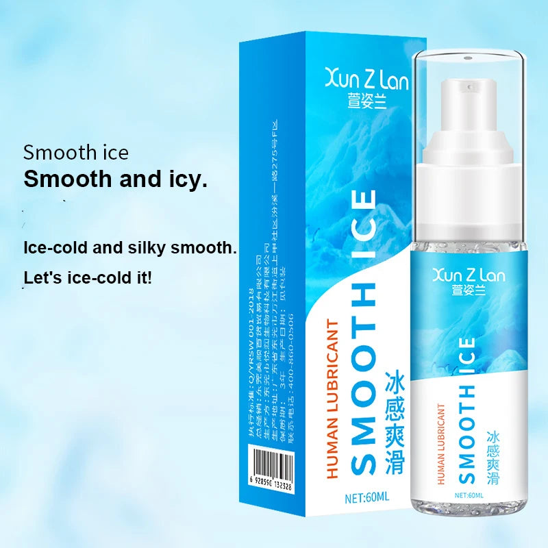Lubricante refrescante y lubricante calentador para parejas, Gel intenso para orgasmo, 60ml, pasión, humedad del placer, lubricante de hielo suave para Vagina Anal