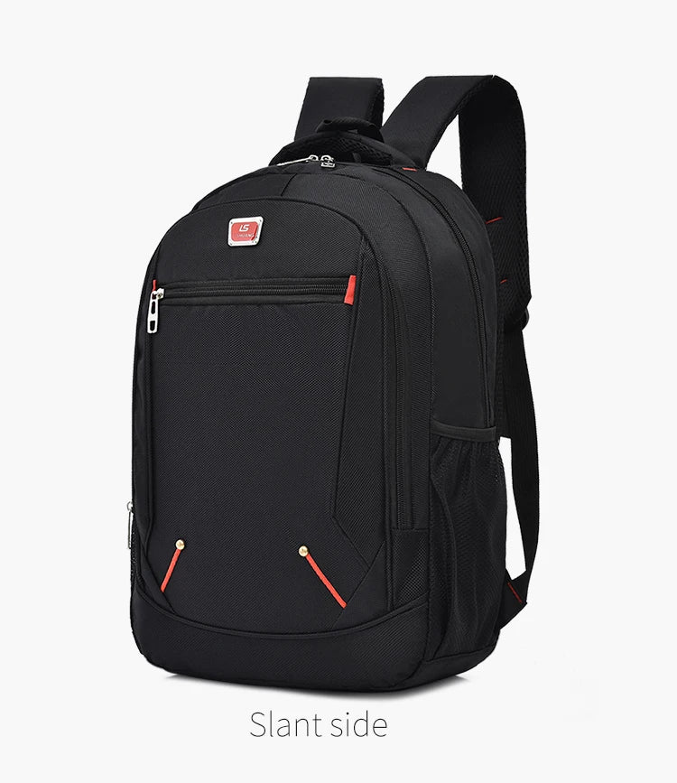 Mochila de Estilo Moderno para Hombre, Mochila Casual de Gran Capacidad, Bolsa de Viaje Multifuncional para Computadora, Mochila Escolar Mediana a Grande
